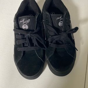 NWOT Air Speed Mike McGill Black Suede Leather Sneakers